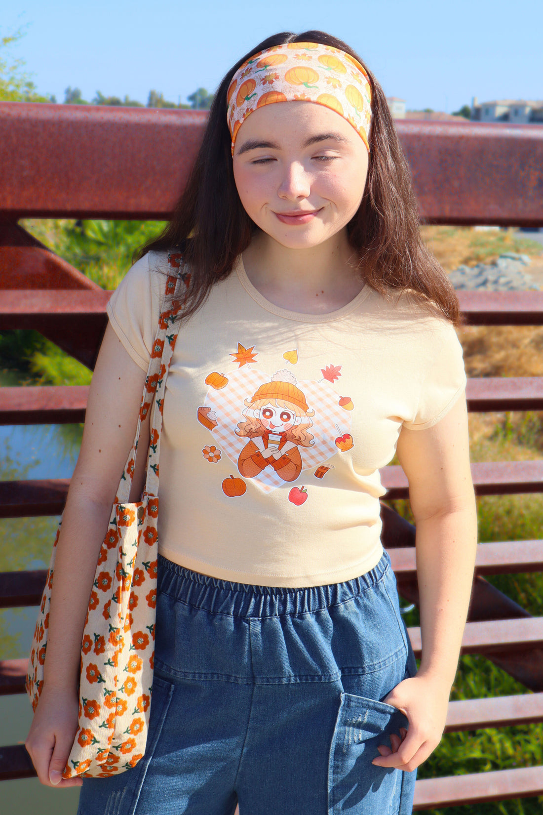 Pumpkin Spice Crop Top