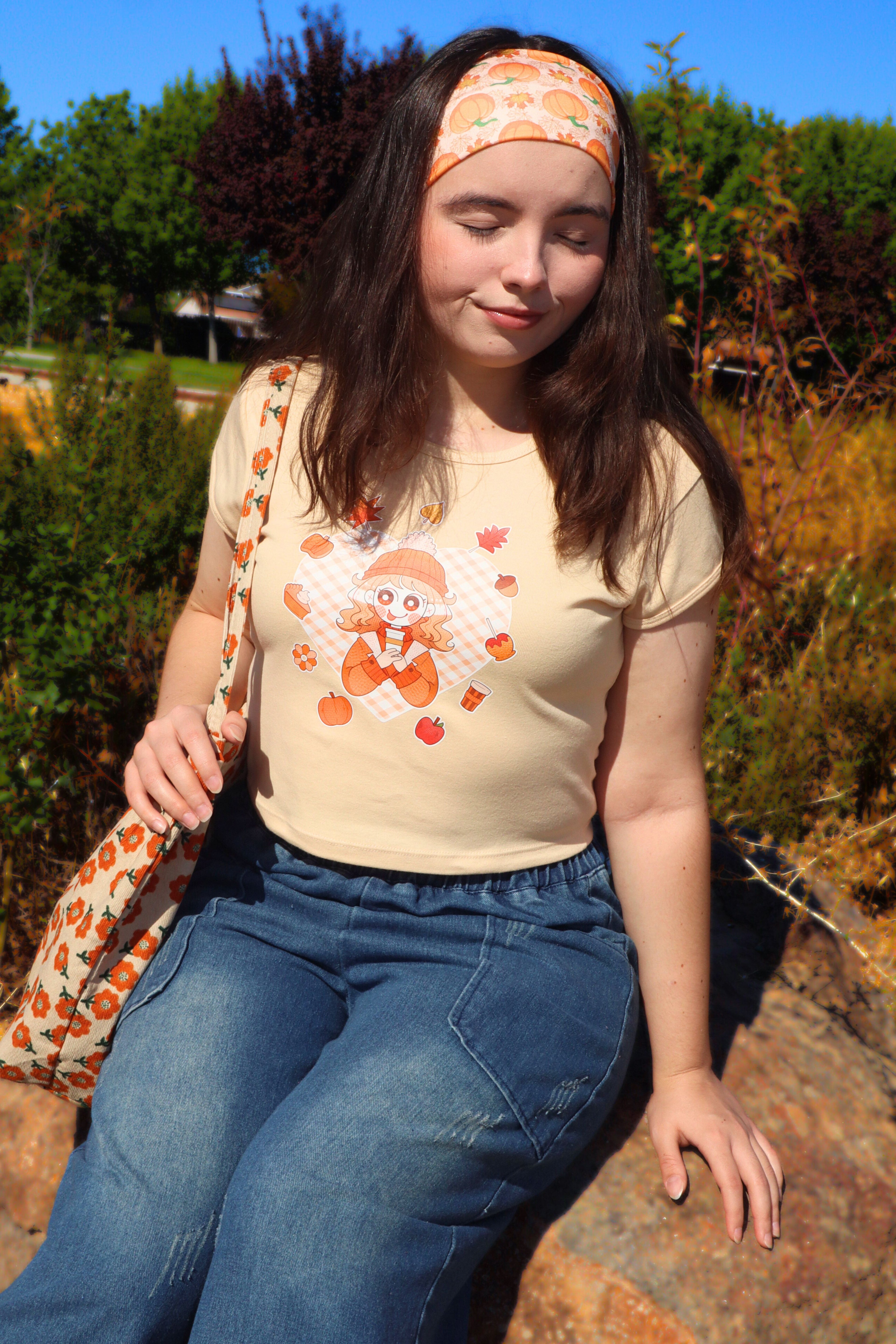 Pumpkin Spice Crop Top