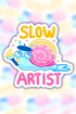 slow artist sticker