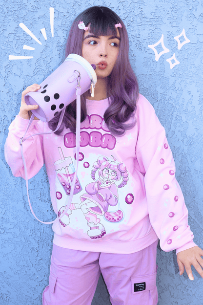 Taro Boba Sweater